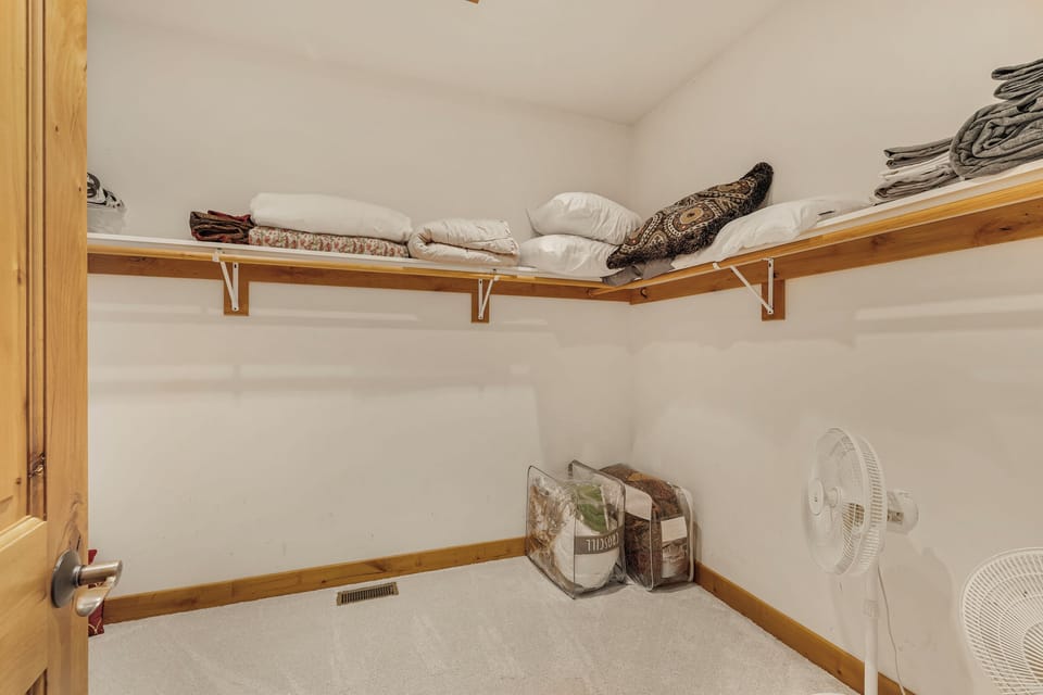 Alpine Ascent ~ master bedroom #1 w/ king bed and ensuite bathroom