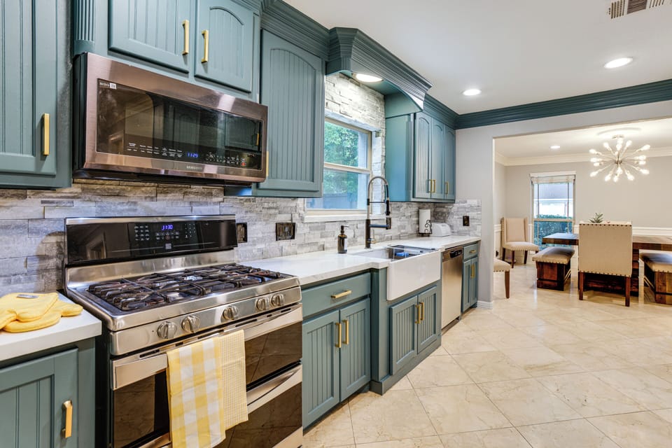 Property Interior | 2-Story Home | Free WiFi | Central A/C & Heating