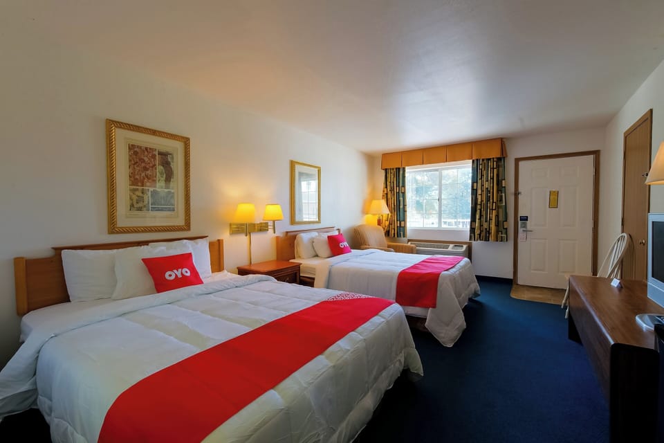 Bedroom. Interior and views may vary based on location and availability