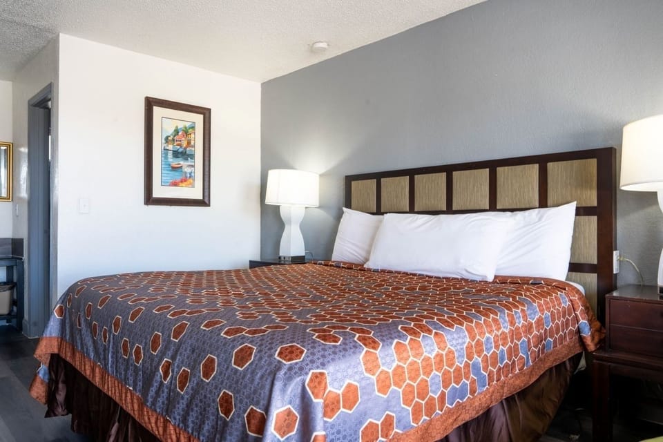 Sink into a restful king bed for deep, easy sleep.