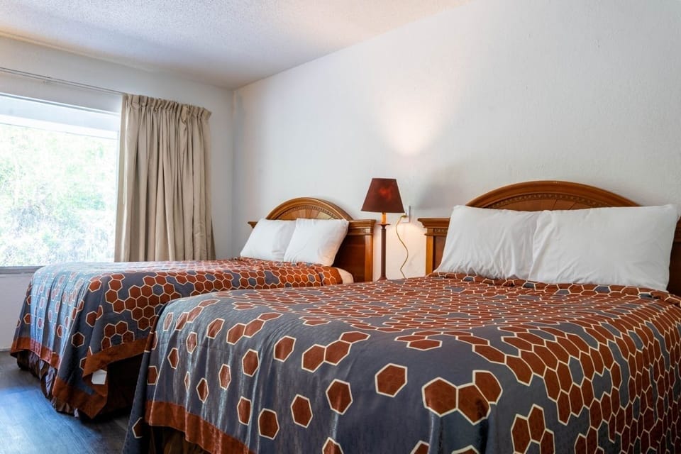 Unwind in cozy double beds after a day exploring.