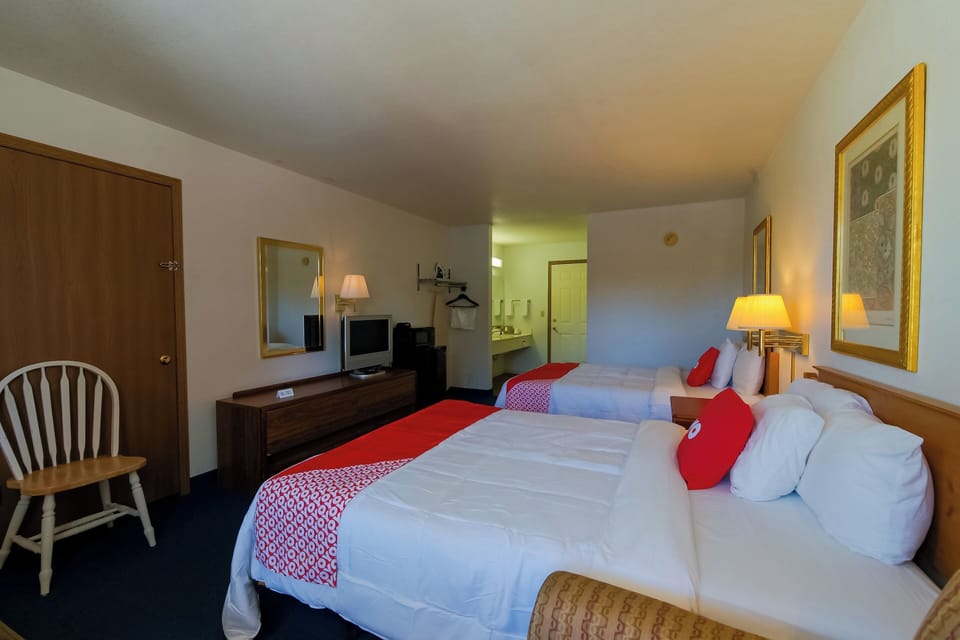 Bedroom. Interior and views may vary based on location and availability