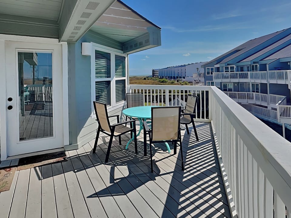 Spacious Deck - Partial Beach Views