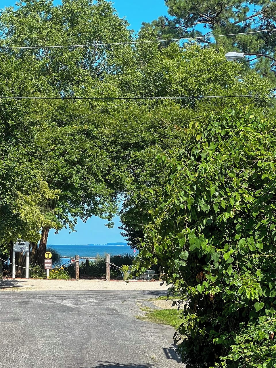 Waterman's Park, pick up the trolley here.