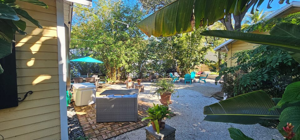 Plenty of outdoor space to enjoy with a firepit and cold plunge 