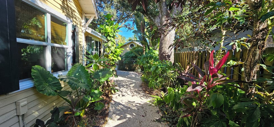Walkway to the private bungalow