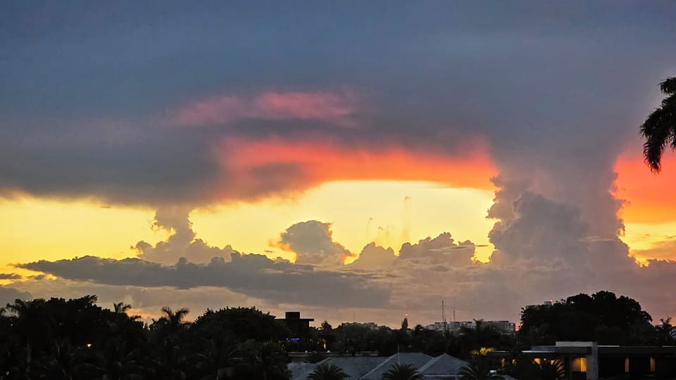 Dramatic sunsets in Fort Lauderdale