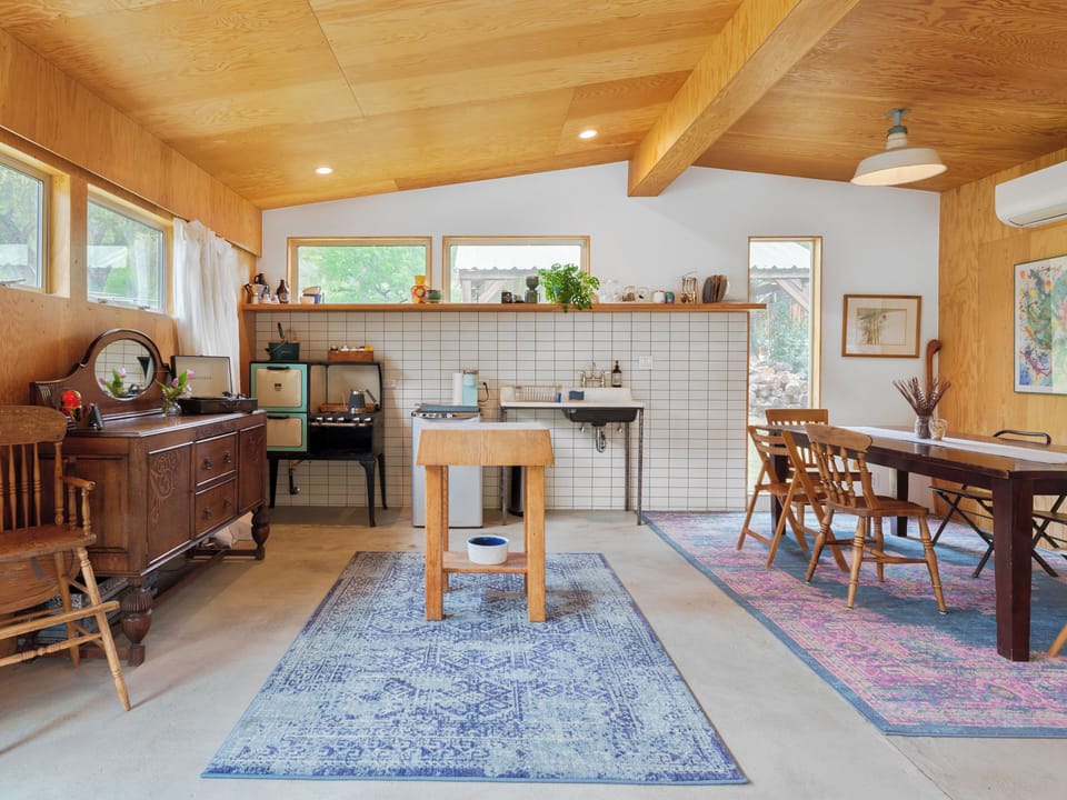 Guest house kitchen area