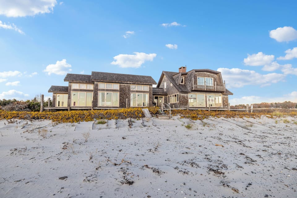 House from the beach.