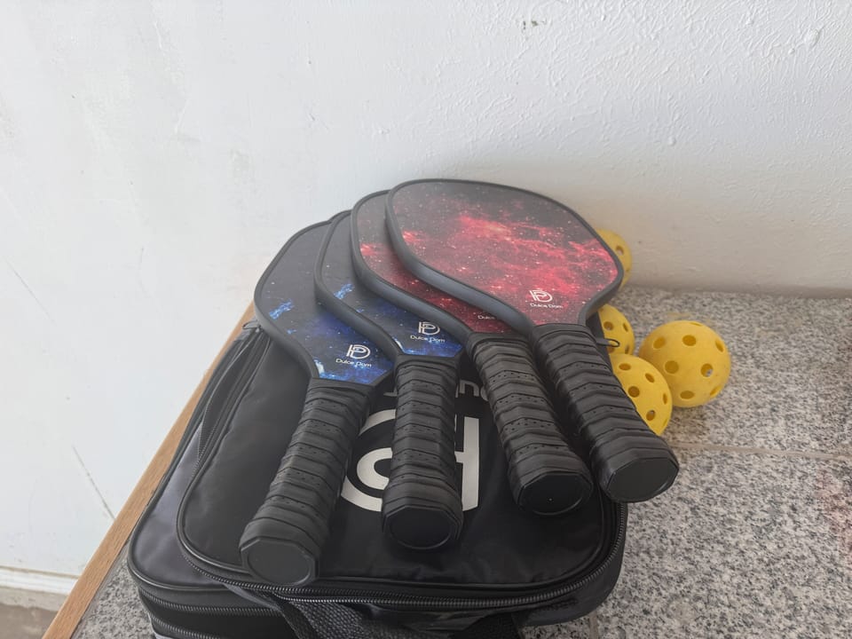 Pickleball paddles & balls available
