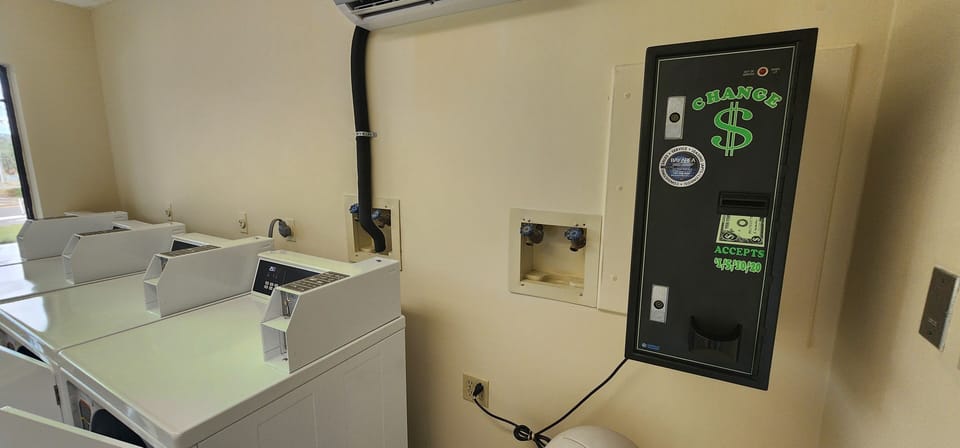 Change machine in laundry room