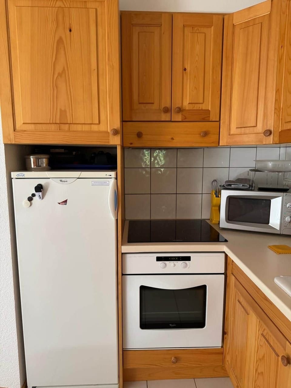 Kitchen with new hob