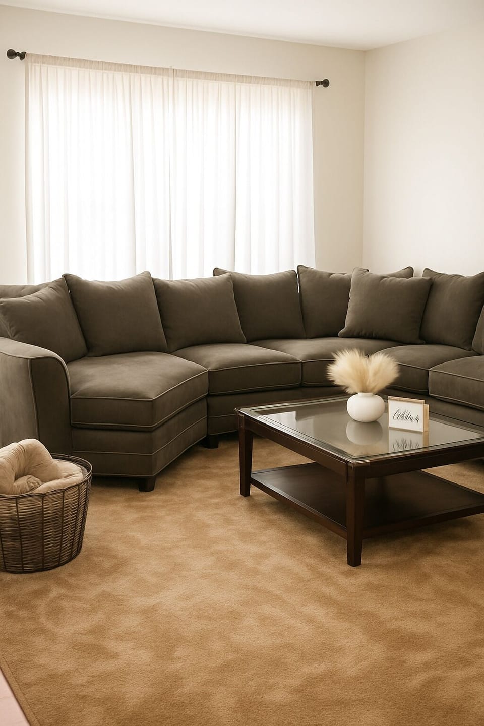 Relax together after a full day and spread out comfortably in a living space designed for connection.