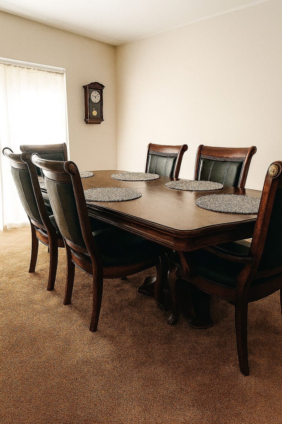 Gather everyone around the table for shared meals, games, or morning coffee.