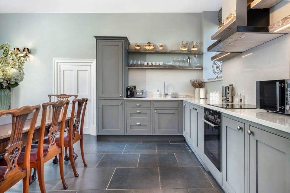 The kitchen at Priory West Gate, Essex