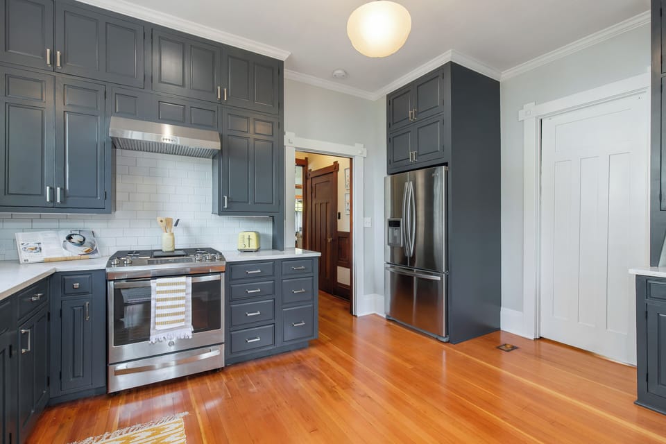 Freshly remodeled kitchen