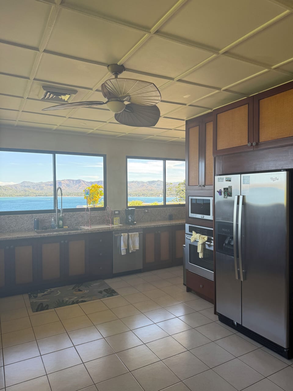 Oven, microwave, dishwasher, ice maker/fridge