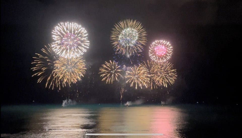 Firework specials directly out front