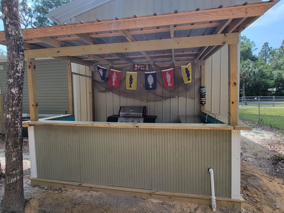 Fish Cleaning/Grill Area