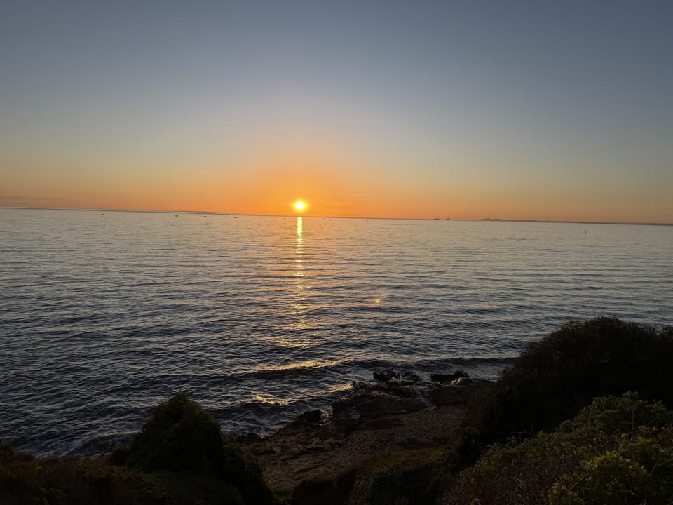 a Sandringham sunset early November 2025 