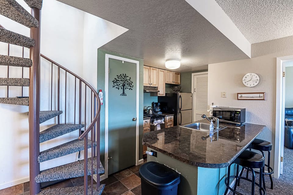 Stairs to Loft with Bunk Beds