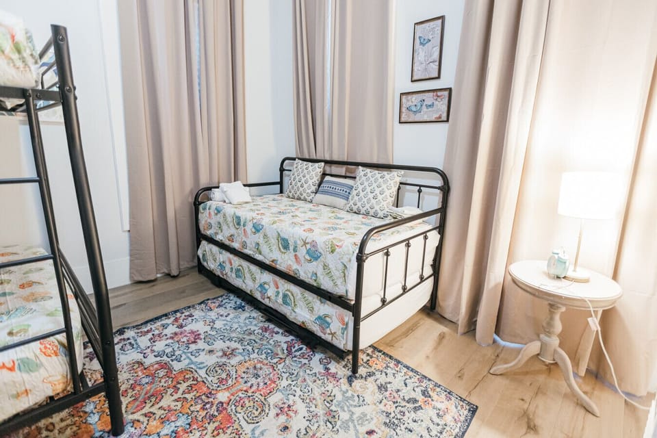 njoy a comfortable night`s sleep with the convenient pull-out trundle