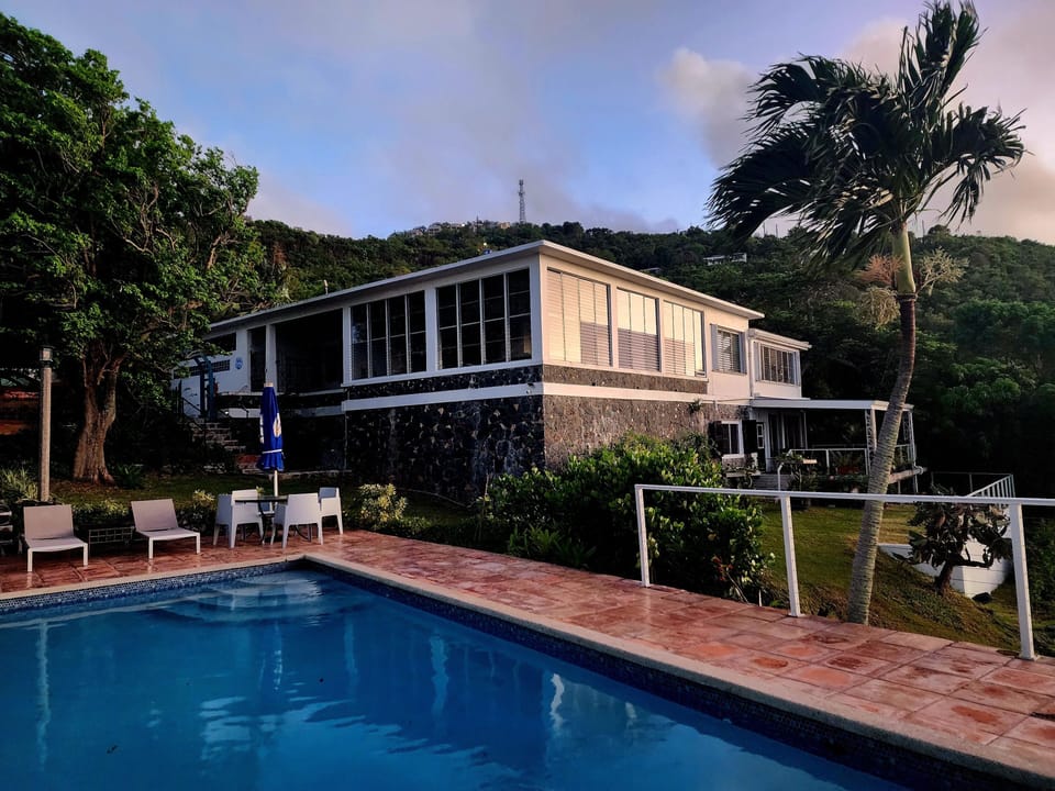 House exterior from the pool