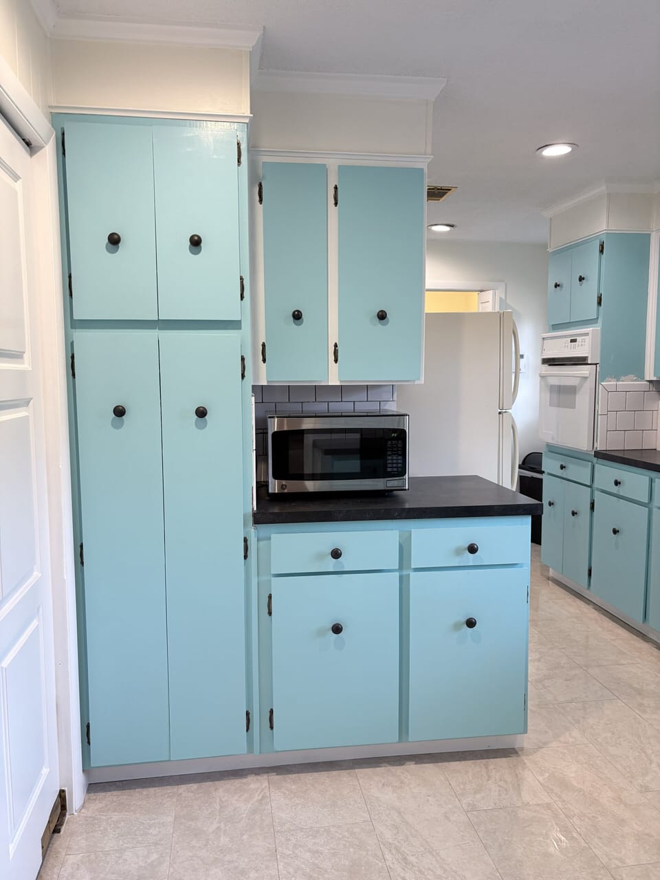 Microwave and oven