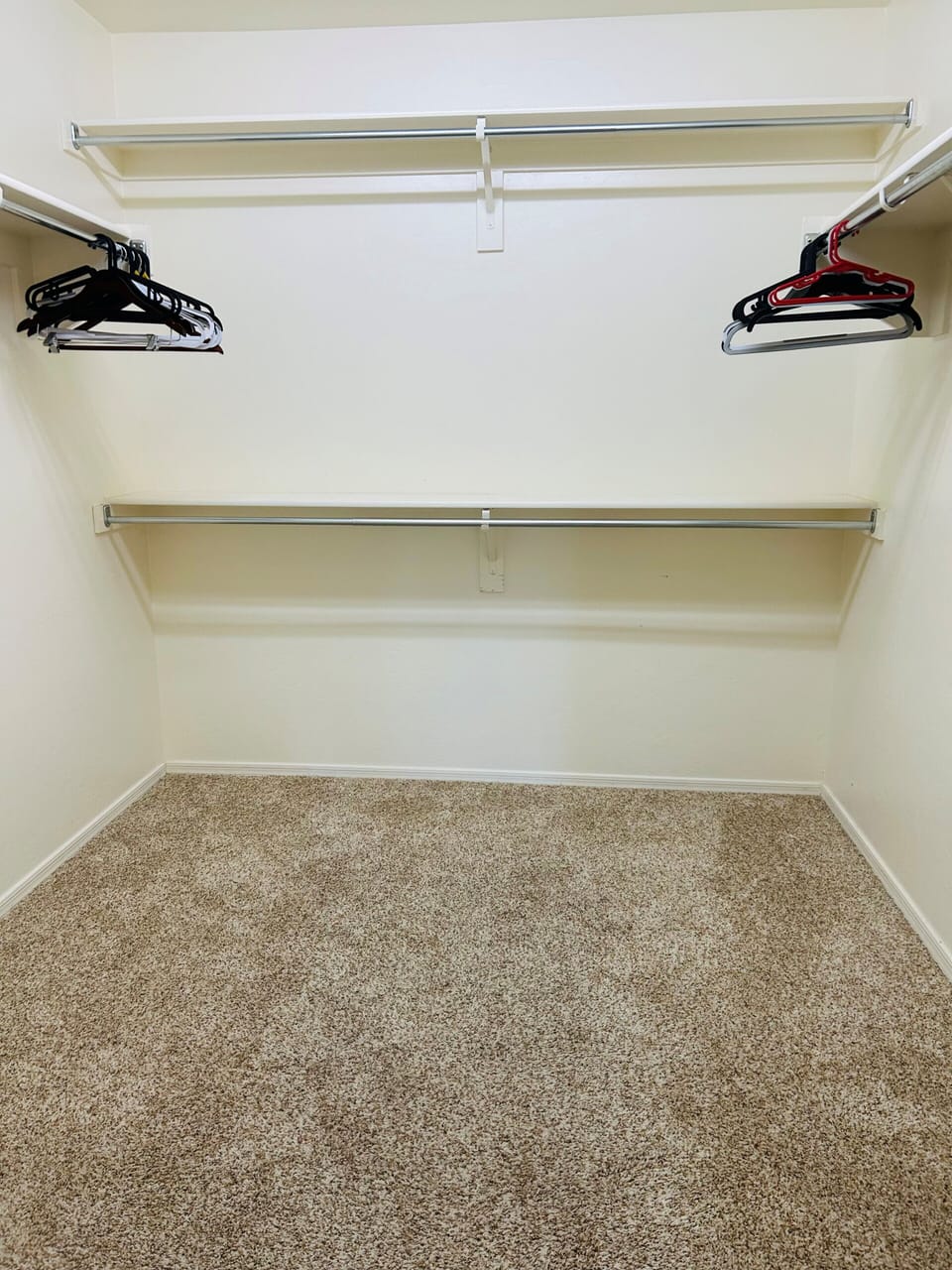 Primary walk in closet