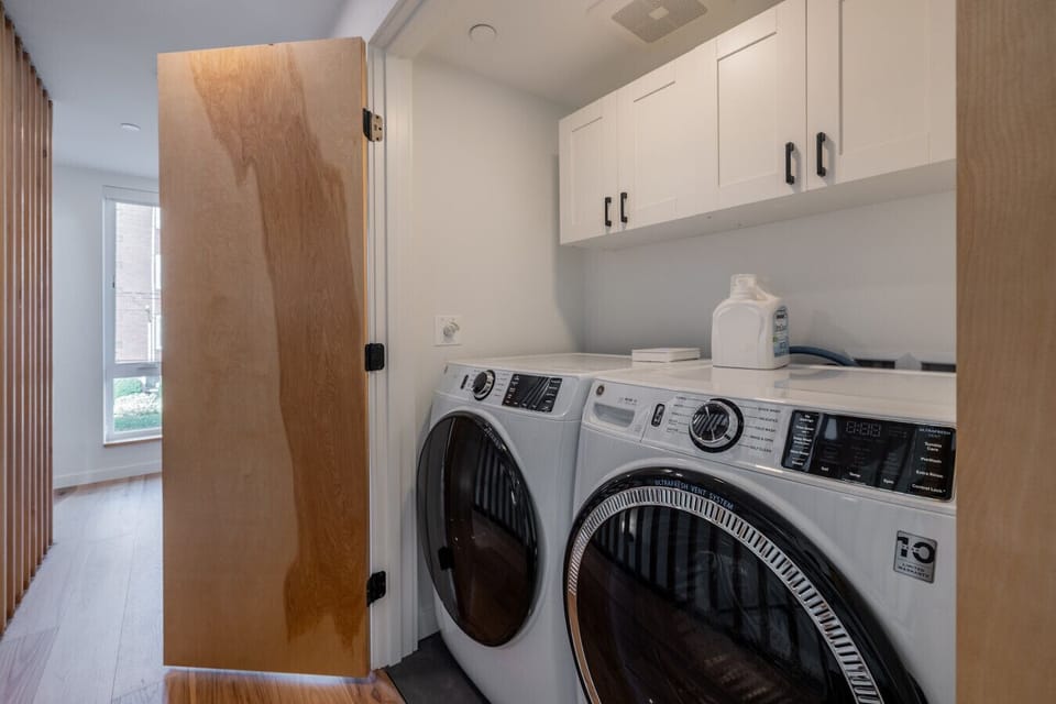Travel light - our laundry area’s got you covered.
