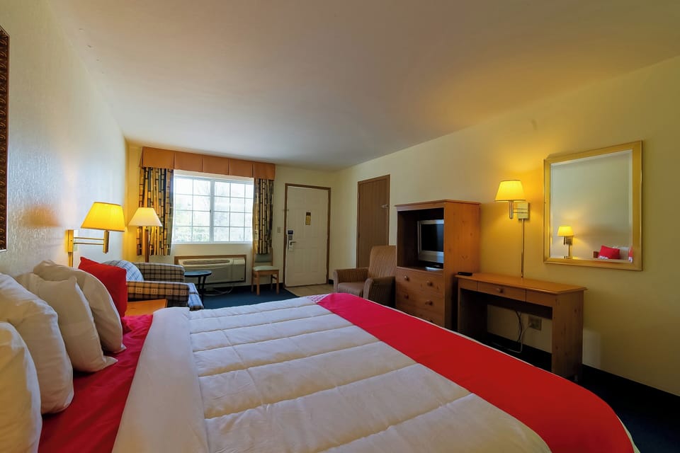 Arrive and relax in a bright, spacious room made for rest.