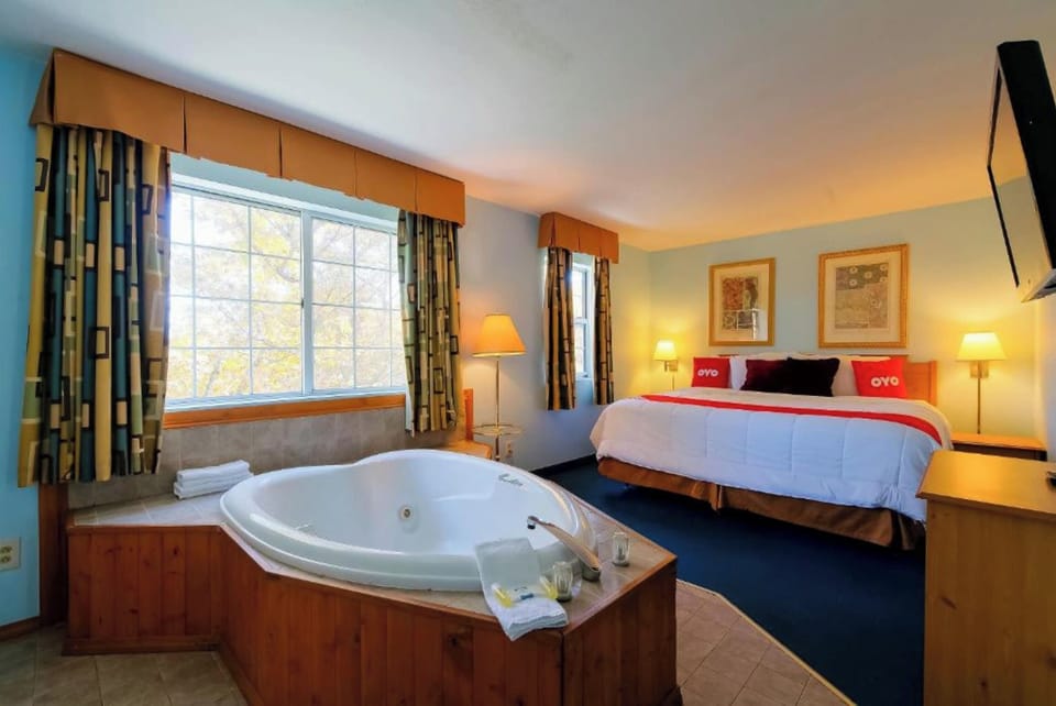 Step into your suite and sink into plush comfort.