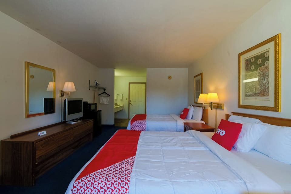 Bedroom. Interior and views may vary based on location and availability