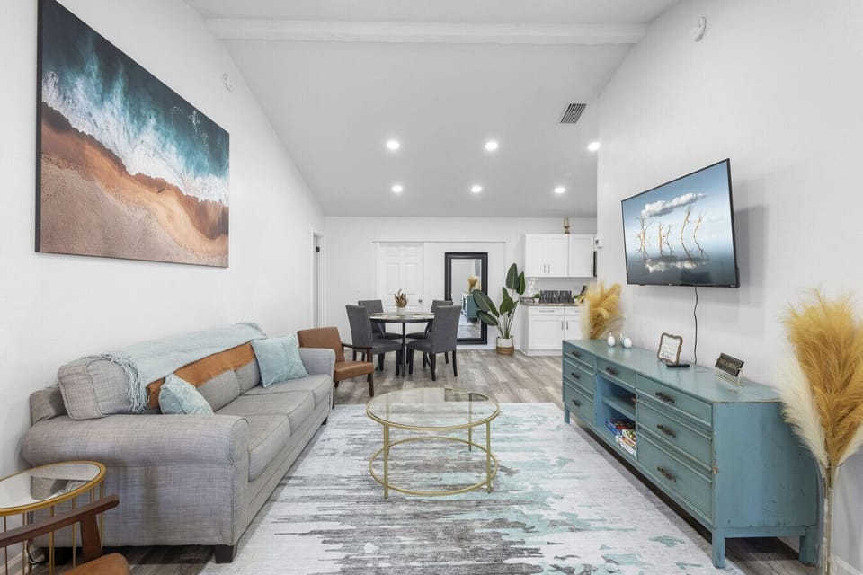 Enjoy downtime in a ready-to-use living room.