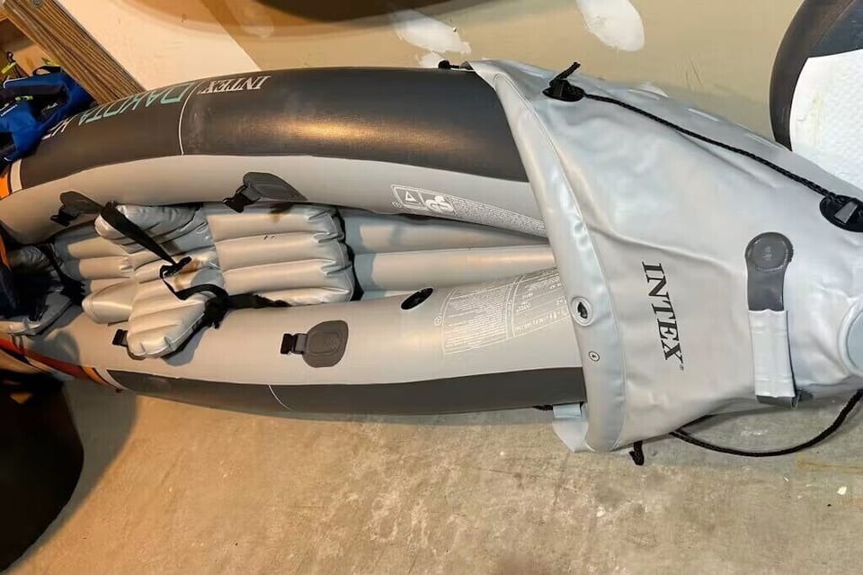 Enjoy outdoor fun on the paddle boards outside - easy access to the lake across the highway