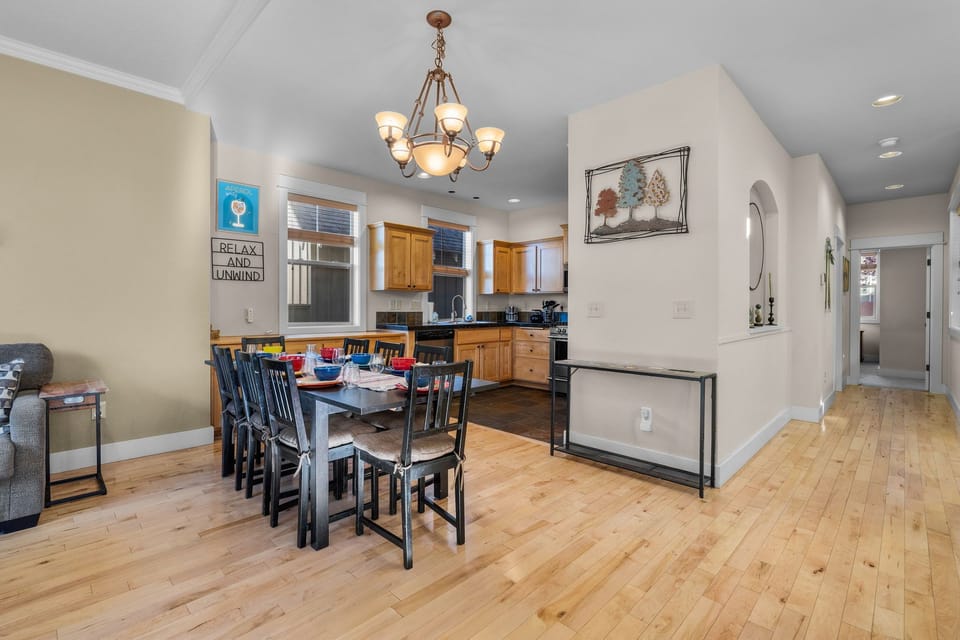 Hikes, Bikes, Skis, and Tees- Dining Area