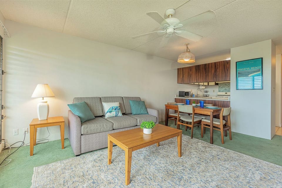 Comfortable living area with room to unwind