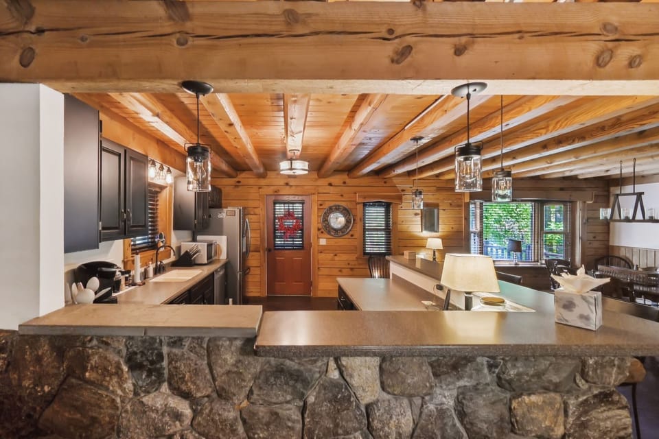 Indoors, Hardwood, Stained Wood, Furniture, Living Room