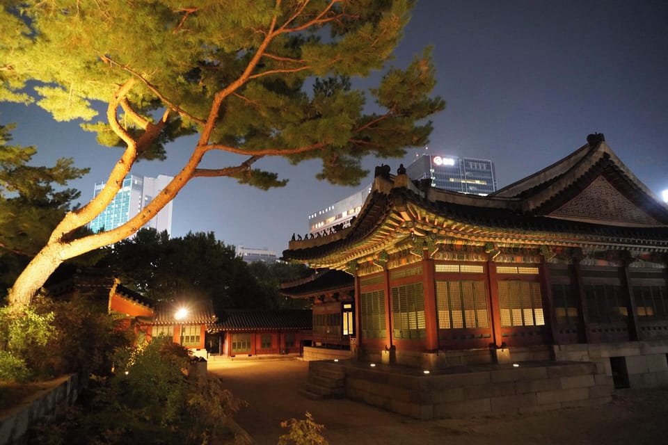 Deoksugung (Palace).
about 15 minutes by subway.