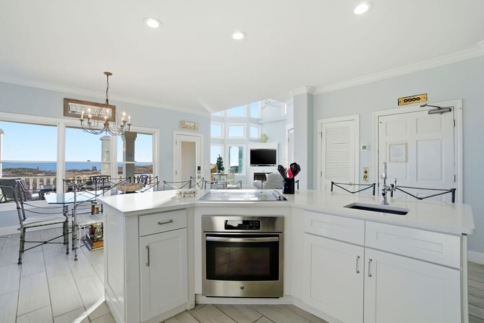 Kitchen Area With Great Views