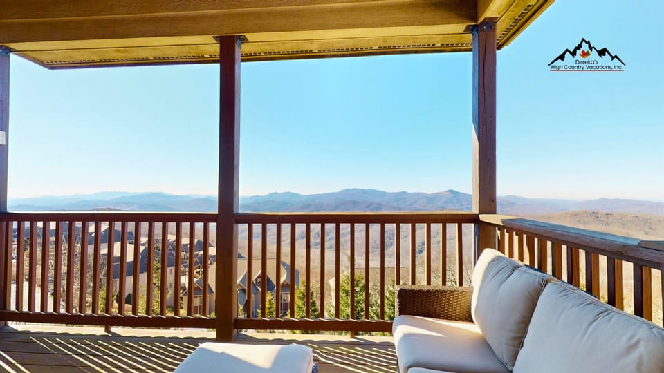 Deck with Big Mountain Views