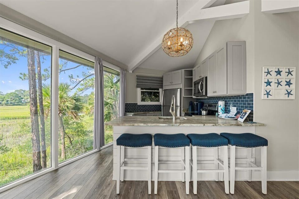 Light filled kitchen perfect for natural light lovers!