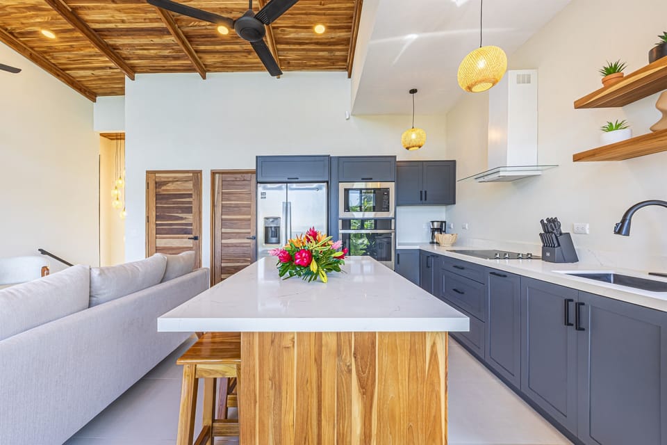 Modern kitchen with spacious island
