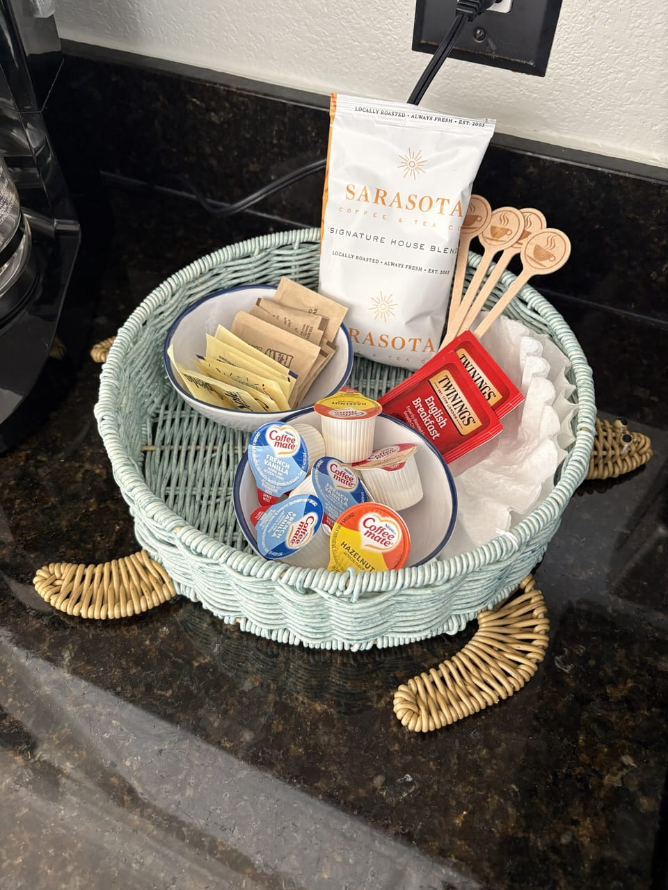 Coffee and tea starter kit.
