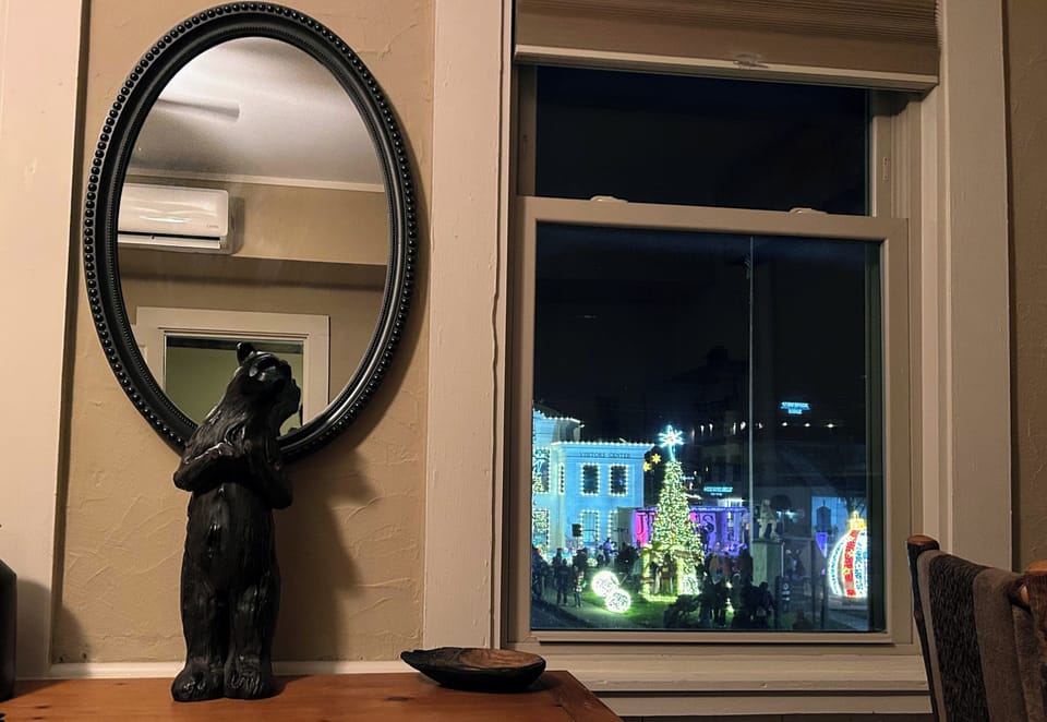 Christmas Tree Lighting. View right from your private loft window!