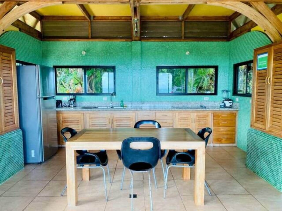 Fully-equipped kitchen for those who likes to cook! There is also a BBQ outside.