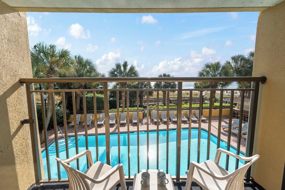 Oceanview balcony