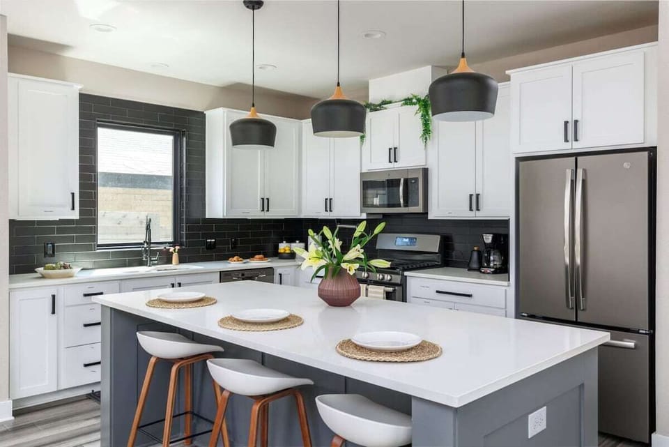 Island and Seating for 3
