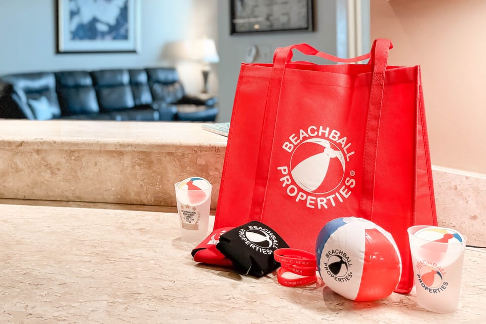Beachball swag bag!
