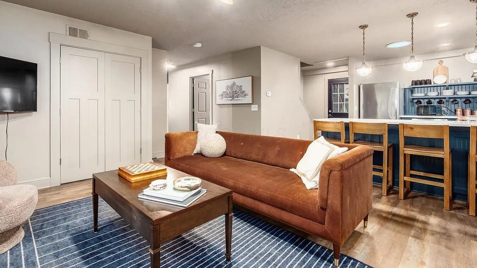 Living Room View into Kitchen